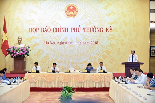 nghi quyet phien hop chinh phu thuong ky thang 52018