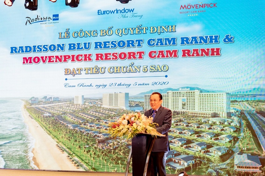 tong cuc du lich cong nhan movenpick resort cam ranh va radisson blu resort cam ranh dat tieu chuan 5 sao