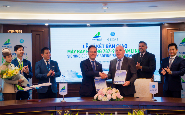 bamboo airways chinh thuc nhan ban giao hai may bay boeing 787 9 dreamliner