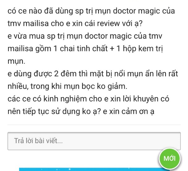 tham my vien mailisa co tinh nang tam san pham doctor magic de thu hut khach hang 63318